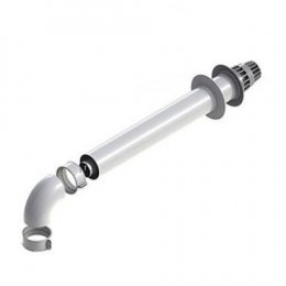 Coaxial chimney 60/100 for gas boilers Roda Coaxial chimney 60/100 for gas boilers Roda