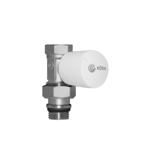 Radiator valve through passage manual adjustment Roda 1/2