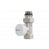 Radiator shut-off valve through passage Roda 1/2