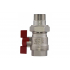 Ball valve with American butterfly 1 Ball valve with American butterfly 1