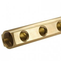 Brass manifold 1x1/2x1/2 6 outlets Brass manifold 1x1/2x1/2 6 outlets