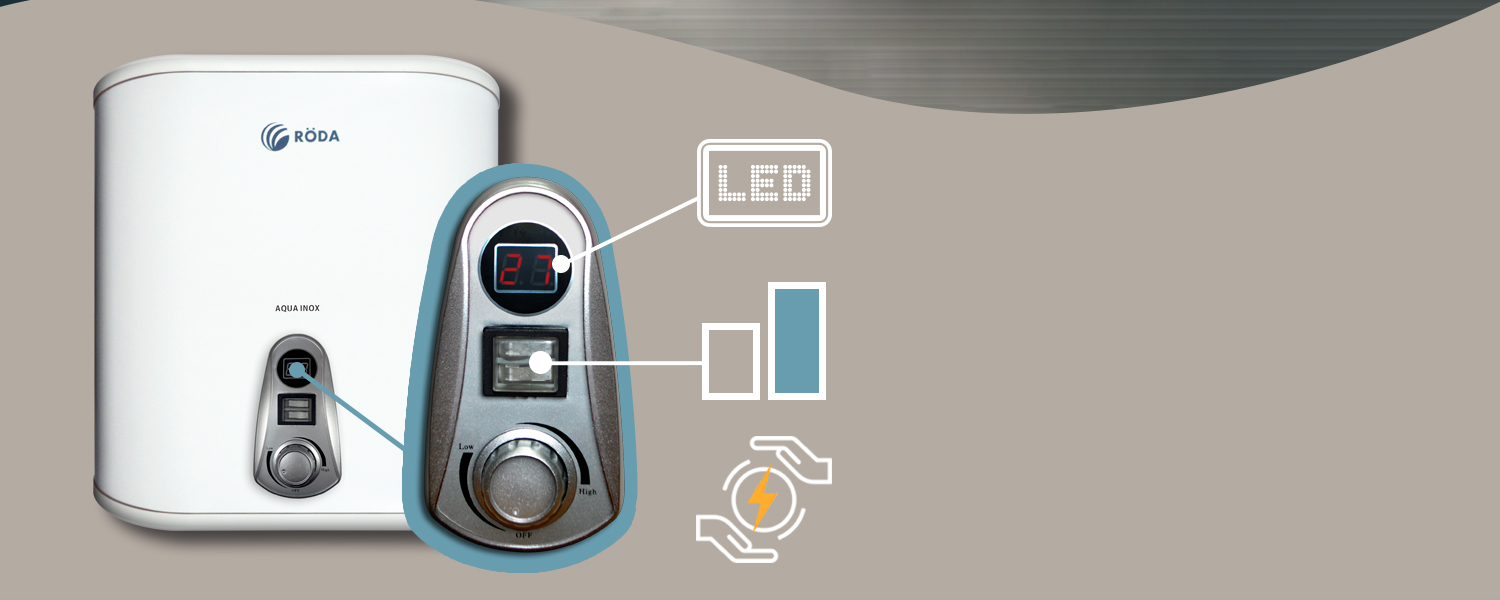 LED display boiler Roda